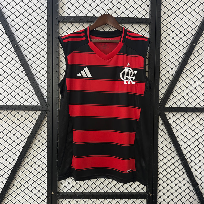 Camisa Flamengo Regata Home Adidas 25/26 - Versão Torcedor